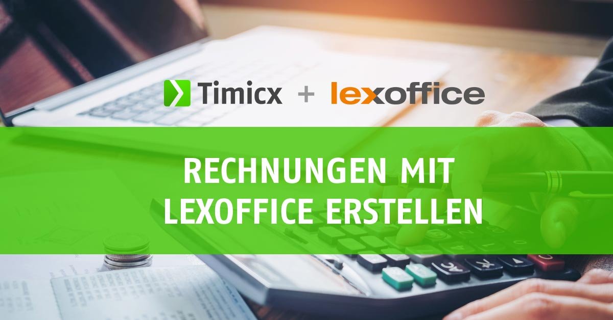 Zeiterfassung und lexoffice