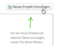 Neues Projekt anlegen